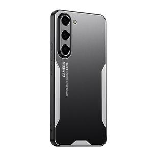 For Samsung Galaxy S23+ 5G Blade Series TPU Hybrid Metal Phone Case(Silver)