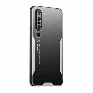 For Xiaomi Mi 10 Pro Blade Series TPU Hybrid Metal Phone Case(Silver)