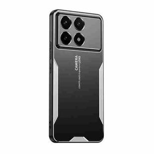 For Xiaomi Redmi K70 Blade Series TPU Hybrid Metal Phone Case(Silver)