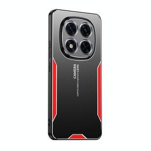 For Xiaomi Redmi Note 14 Pro+ 5G Blade Series TPU Hybrid Metal Phone Case(Red)