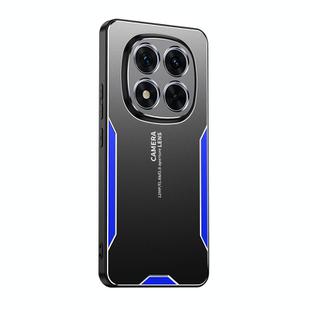 For Xiaomi Redmi Note 14 Pro+ 5G Blade Series TPU Hybrid Metal Phone Case(Blue)