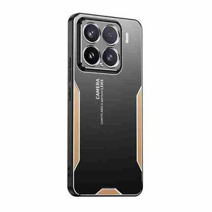 For Xiaomi 15 Blade Series TPU Hybrid Metal Phone Case(Gold)