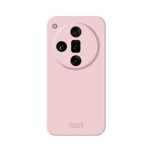 For OPPO Find X7 Ultra MOFI Qin Series Skin Feel All-inclusive PC Phone Case(Pink)