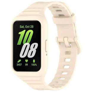 For Samsung Galaxy Fit 3 Integrated TPU Watch Band(Beige)