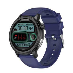ET470 1.39 inch Color Screen Smart Watch Silicone Strap, Support Bluetooth Call / ECG(Blue)
