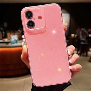 For iPhone 16 Plus Jelly Glitter Solid Color TPU Phone Case(Pink)