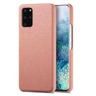 For Samsung Galaxy S20+ Litchi Oil Edge Leather Back Phone Case(Pink)