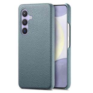 For Samsung Galaxy S24 5G Litchi Oil Edge Leather Back Phone Case(Blue)