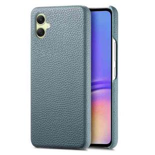 For Samsung Galaxy A05 Litchi Oil Edge Leather Back Phone Case(Blue)
