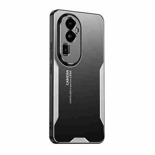 For OPPO Reno10 Pro+ Blade Series TPU Hybrid Metal Phone Case(Silver)