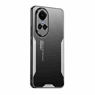 For OPPO Reno10 Pro Global Blade Series TPU Hybrid Metal Phone Case(Silver)