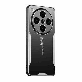 For OPPO Find X8 Pro Blade Series TPU Hybrid Metal Phone Case(Silver)