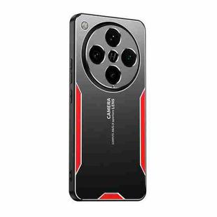 For OPPO Find X8 Pro Blade Series TPU Hybrid Metal Phone Case(Red)