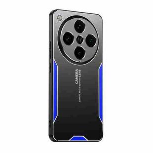 For OPPO Find X8 Pro Blade Series TPU Hybrid Metal Phone Case(Blue)
