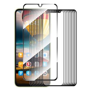 For vivo iQOO Z6 Pro 10pcs ENKAY Full Glue High Aluminum-silicon Tempered Glass Film