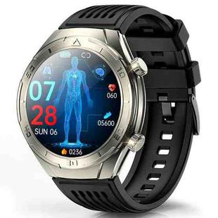 FD02 1.46 inch Color Screen Smart Watch, Support CES Sleep Aid / ECG Detection(Silver)