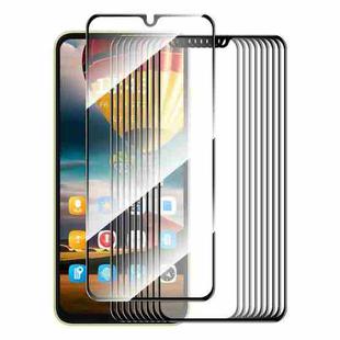For Infinix Note 12 Pro 10pcs ENKAY Full Glue High Aluminum-silicon Tempered Glass Film