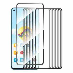 For Realme 10 4G 10pcs ENKAY Full Glue High Aluminum-silicon Tempered Glass Film