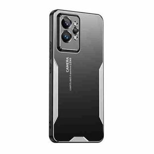 For Realme GT2 Pro Blade Series TPU Hybrid Metal Phone Case(Silver)