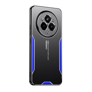 For Realme14 Pro+ Global Blade Series TPU Hybrid Metal Phone Case(Blue)
