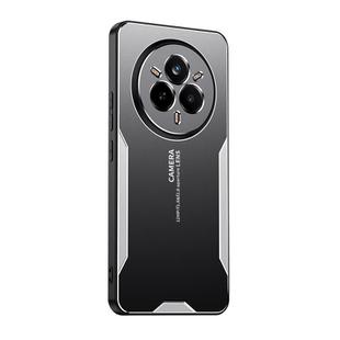 For Realme 14 Pro Global Blade Series TPU Hybrid Metal Phone Case(Silver)
