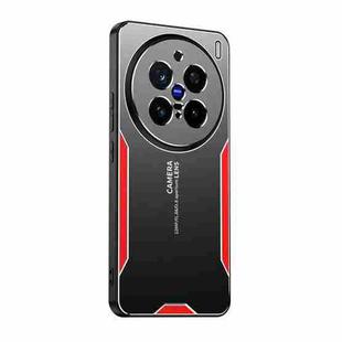 For vivo X200 Pro Blade Series TPU Hybrid Metal Phone Case(Red)