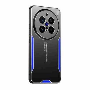 For vivo X200 Pro Blade Series TPU Hybrid Metal Phone Case(Blue)