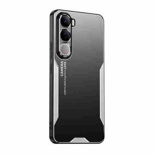 For vivo Y400 Pro 5G Blade Series TPU Hybrid Metal Phone Case(Silver)