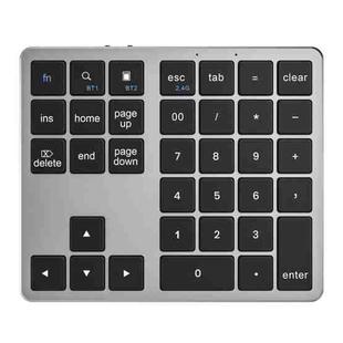 K-35 Computer Laptop Keyboard 35-Keys Tablet Accessories Bluetooth Keypad(Black Gray)