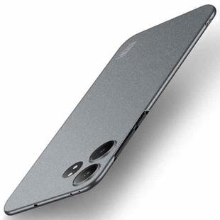 For Realme GT Neo6 SE MOFI Fandun Series Frosted PC Ultra-thin All-inclusive Phone Case(Gray)