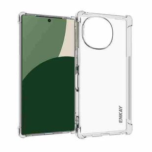 For Sharp Aquos R9 ENKAY Hat-Prince Transparent TPU Shockproof Phone Case