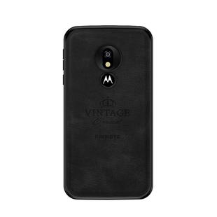 PINWUYO Shockproof Waterproof Full Coverage PC + TPU + Skin Protective Case for Motorola Moto G7 Play (Eurasian Version)(Black)