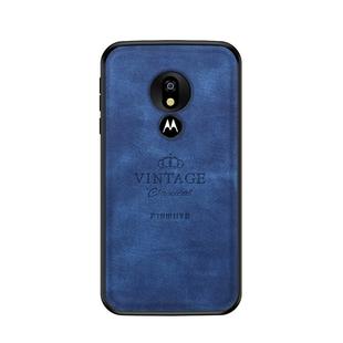 PINWUYO Shockproof Waterproof Full Coverage PC + TPU + Skin Protective Case for Motorola Moto G7 Play (Eurasian Version)(Blue)