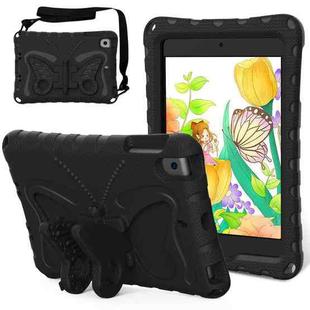 For iPad mini 1/2/3/4/5 Butterfly Bracket EVA Shockproof Tablet Case(Black)