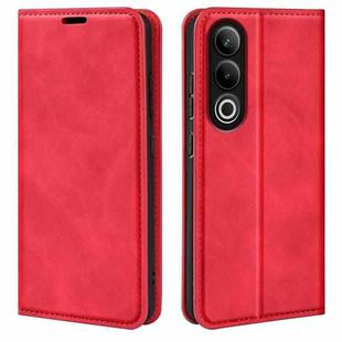 For OnePlus Ace 3V Retro-skin Magnetic Suction Leather Phone Case(Red)