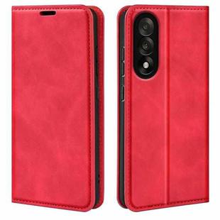 For OnePlus Nord 5 Retro-skin Magnetic Suction Leather Phone Case(Red)