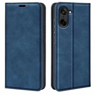 For OnePlus Nord CE5 / Ace 5 Racing Retro-skin Magnetic Suction Leather Phone Case(Dark Blue)