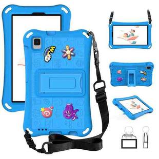 For Samsung Galaxy Tab A7 Lite 8.7 T220 Hi Baby EVA Full Body Tablet Case with Strap(Sky Blue)