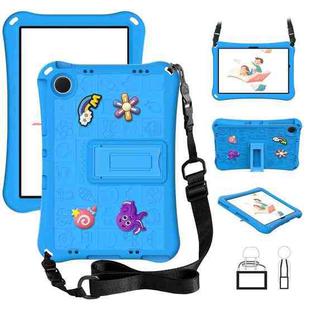 For Samsung Galaxy Tab A9+ 11.0 X210 Hi Baby EVA Full Body Tablet Case with Strap(Sky Blue)