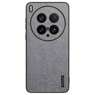 For VIVO X200Ultra Tree Bark Leather Shockproof Phone Case(Grey)