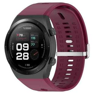 For Xiaomi Watch H1 Blood Pressure Watch Silicone Watch Band(Wine Red)