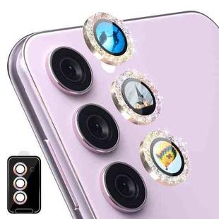 For Samsung Galaxy S24 5G ENKAY Hat-Prince AR 9H Rear Lens Glitter Aluminium Alloy Tempered Glass Film(Colorful)