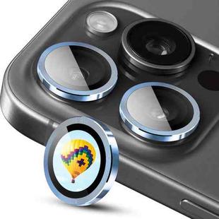 For iPhone 14 Pro / 14 Pro Max ENKAY Hat-Prince AR 9H Rear Lens Aluminium Alloy Tempered Glass Film(Sierra Blue)