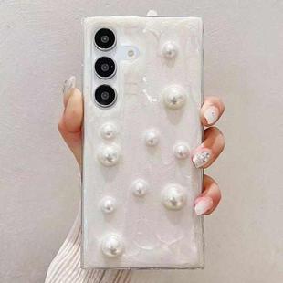 For Samsung Galaxy S24 5G Cream Gum Decoden TPU Phone Case(Pearl)