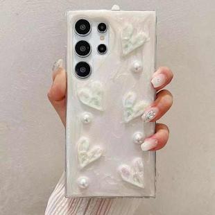 For Samsung Galaxy S23 Ultra 5G Cream Gum Decoden TPU Phone Case(Love)