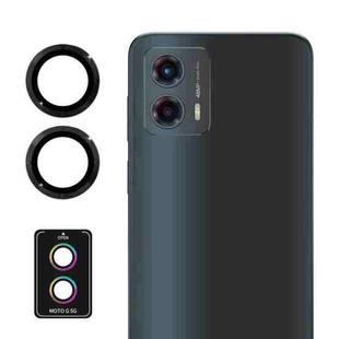 For Motorola Moto G 5G 2023 ENKAY Hat-Prince 9H Rear Camera Lens Aluminium Alloy Tempered Glass Film(Black)