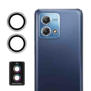 For Motorola Moto G Stylus 5G 2023 ENKAY Hat-Prince 9H Rear Camera Lens Aluminium Alloy Tempered Glass Film(Silver)