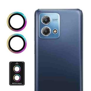 For Motorola Moto G Stylus 5G 2023 ENKAY Hat-Prince 9H Rear Camera Lens Aluminium Alloy Tempered Glass Film(Colorful)