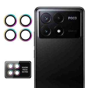For Xiaomi Poco X6 Pro ENKAY Hat-Prince 9H Rear Camera Lens Aluminium Alloy Tempered Glass Film(Colorful)