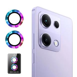 For Redmi Note 14S ENKAY Hat-Prince 9H Rear Camera Lens Aluminium Alloy Tempered Glass Film(Colorful)